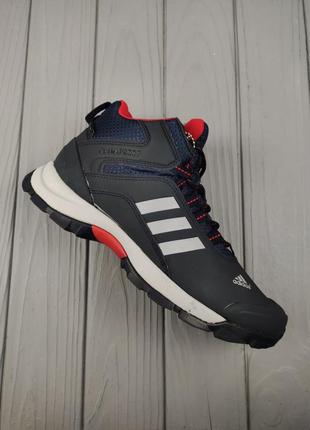 Adidas climaproof high winter blue red4 фото