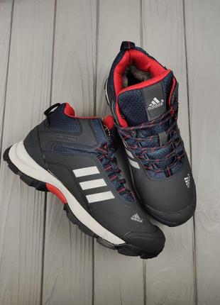 Adidas climaproof high winter blue red6 фото