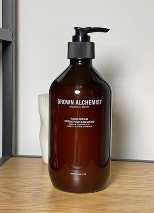 Крем для рук "ваниль и апельсиновая цедра" grown alchemist hand cream1 фото