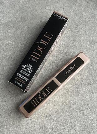 Тушь для ресниц lancome idole mascara mini 2,5ml - 01 glossy black, 5 мл оригинал
