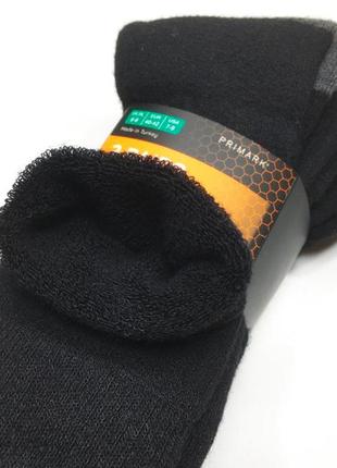 Термо шкарпетки махрові набір 3 пари з віскозою 40-47 чоловічі primark іспанія
