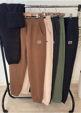 Утеплені стильні брюки 6 кольорів10 фото