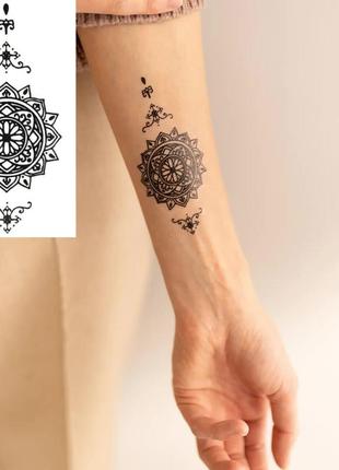 Флеш татуировки, 7 видов (черные и цветные)