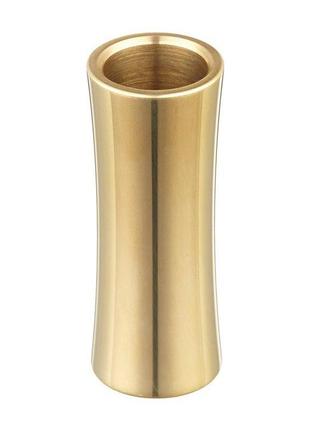 Слайд для гитары dunlop 227 concave brass slide medium