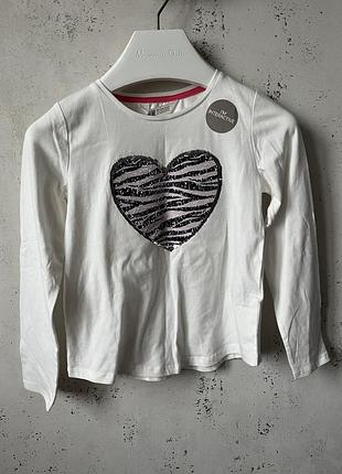 Трикотажна дитяча кофта h&m з паєтками