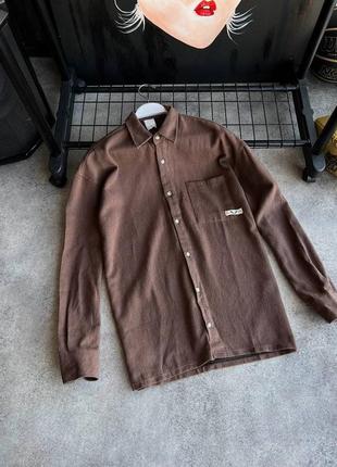 Мужские рубашки / качественные рубашки в коричневом цвете на каждый день