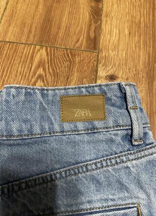 Джинсові шорти zara5 фото