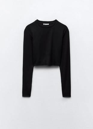 Укороченный лонгслив zara