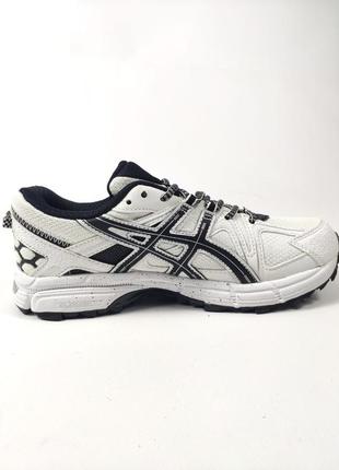 Asics gel kahana 8 white black5 фото