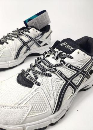 Asics gel kahana 8 white black2 фото