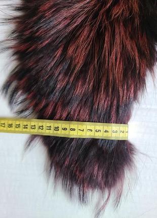 Мех 165 см, енот, натуральный, шерсть6 фото