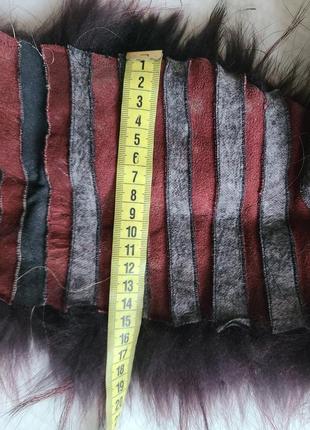 Мех 165 см, енот, натуральный, шерсть7 фото