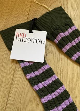 Высокие носки гольфы red valentino оригинал xs m l
