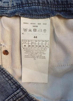 Фирменная gerry weber джинсовая юбка миди в светло голубом цвете, размер 2-3хл8 фото