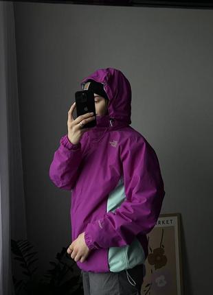 Куртка жіноча фіолетова The North Face tnf зимова мембранна з підкладом6 фото