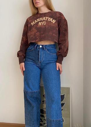 Укороченный свитшот zara