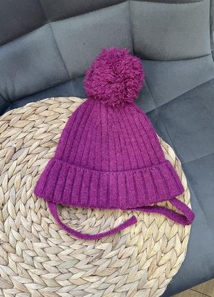 Zara 1-2 роки зимова шапка1 фото