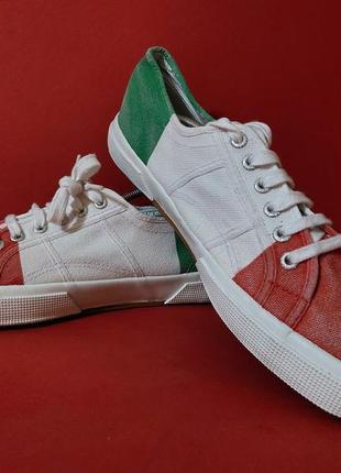 Чоловічі кеди superga 2750-cotj flag italia unisex kids gymnastics shoes 45р. 29 см1 фото
