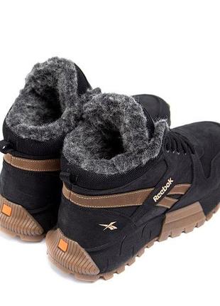 Мужские кожаные зимние ботинки reebok3 фото