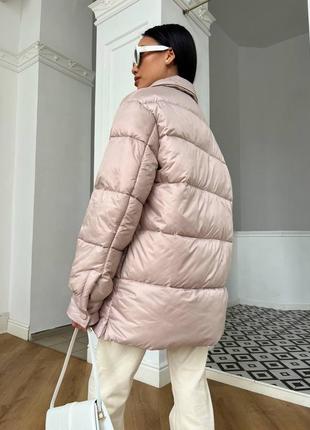 Теплая зимняя куртка на пуху" одре" до -152 фото