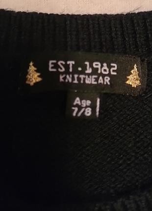 Лонгслив свитер новогодний принт5 фото