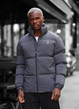 Чоловіча куртка / якісна куртка в сірому кольорі на кожен день1 фото