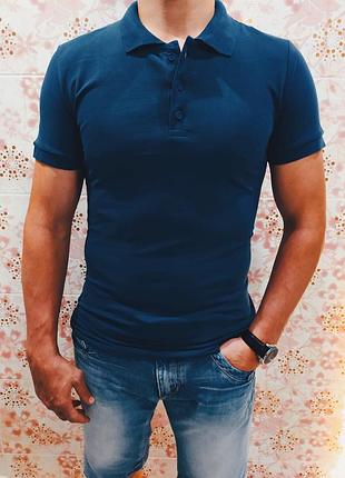 Однотонні поло футболочки, 80% хлопок. узбекистан р. 48-56