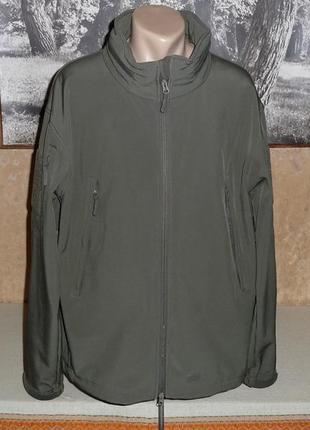 "m-tac" куртка softshell military олива - mtc-sjwl-od р-3xl 56-58 оригинал! состояние-новой!