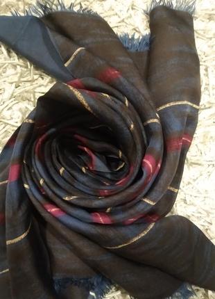 Шелковый шикарный шарф платок1 фото