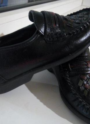 Кожаные туфли мокасины filanto. италия. в идеале. размер 28 ( 18 см. )3 фото