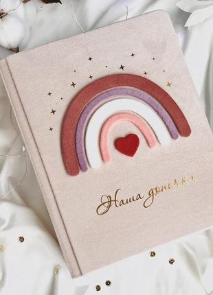 Замшевый альбом для фотографий / фотоальбом 200 фото