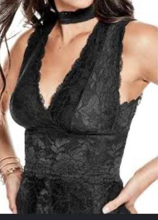 Платье, от guess, кружево, черная, бандажная