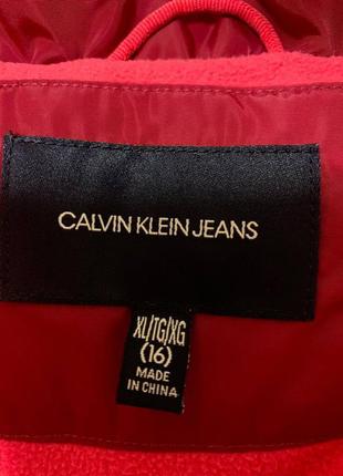 Классный яркий пуховик calvin klein на размер xxs-xs или 13-18 лет6 фото