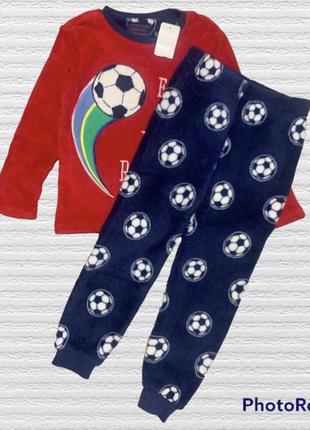 Primark теплая пижама флисовая тепла піжама для хлопчика