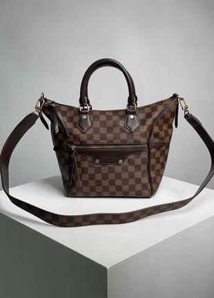 Класична жіноча сумка бренду louis vuitton велика для роботи та паперів7 фото