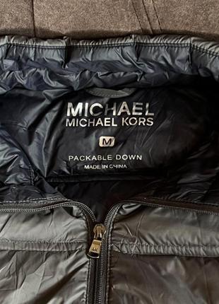 Пуховик michael kors оригинальный серый2 фото