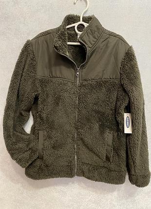 Кофта меховушка на молнии old navy