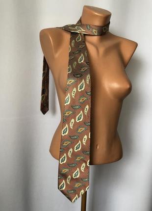 Рожева бежева краватка пейслі