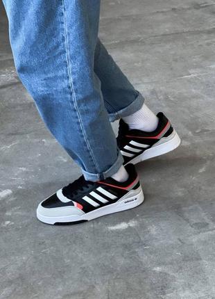 Кроссовки adidas dropstep black orange