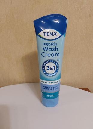 Крем миючий wash cream 3 в 1 250мл tena