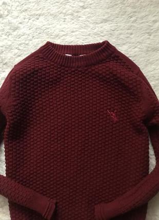 Теплый вязаный свитер джемпер3 фото