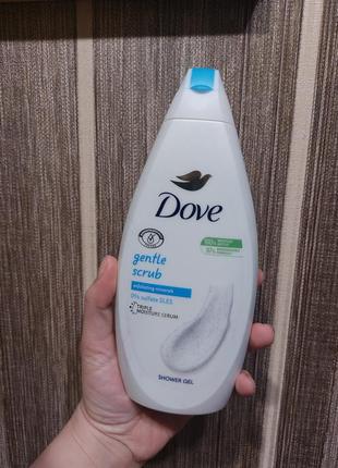 Гель-скраб "нежное обновление"dove gentle exfoliating shower gel
500мл