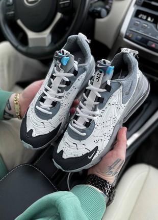 Кроссовки nike air max 270 react silver x travis scott6 фото