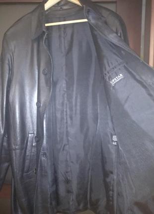 Кожаное пальто куртка upstar3 фото