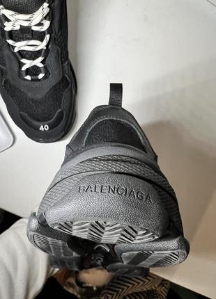 Кроссовки ботинки кожа натуральная balenciaga triple s оригинал размер 408 фото