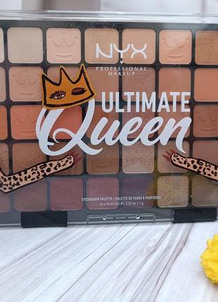 Nyx professional makeup ultimate queen
палетка тіней