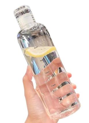 Пляшка для води 500 мл біла.