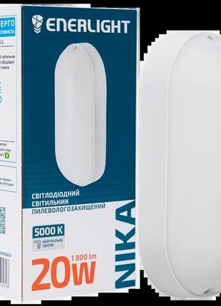 Enerlight nika светильник светодиодный 20вт 5000к ip65