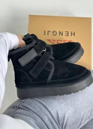 Стильні угги на липучках/ предоплата