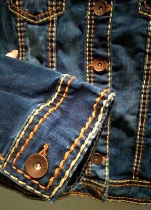 Винтажная джинсовая куртка denim brand6 фото